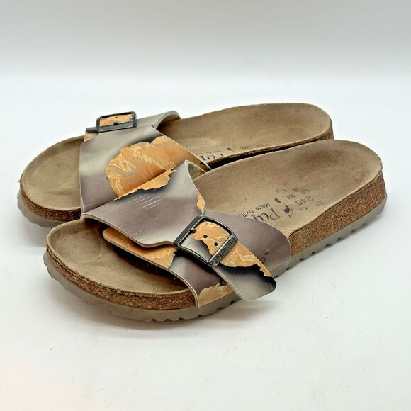 Birkenstock Shoes - Papillio by Birkenstock Catalina Sandal Women 6 EU 37 Hibiscus Floral Birko-Flor